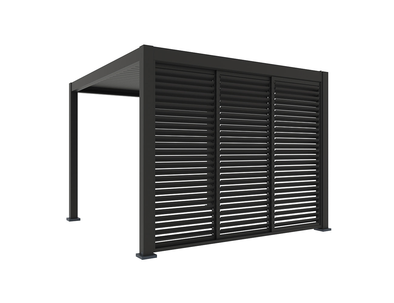 Baltic Freestanding Pergola Shutter Sliding Door
