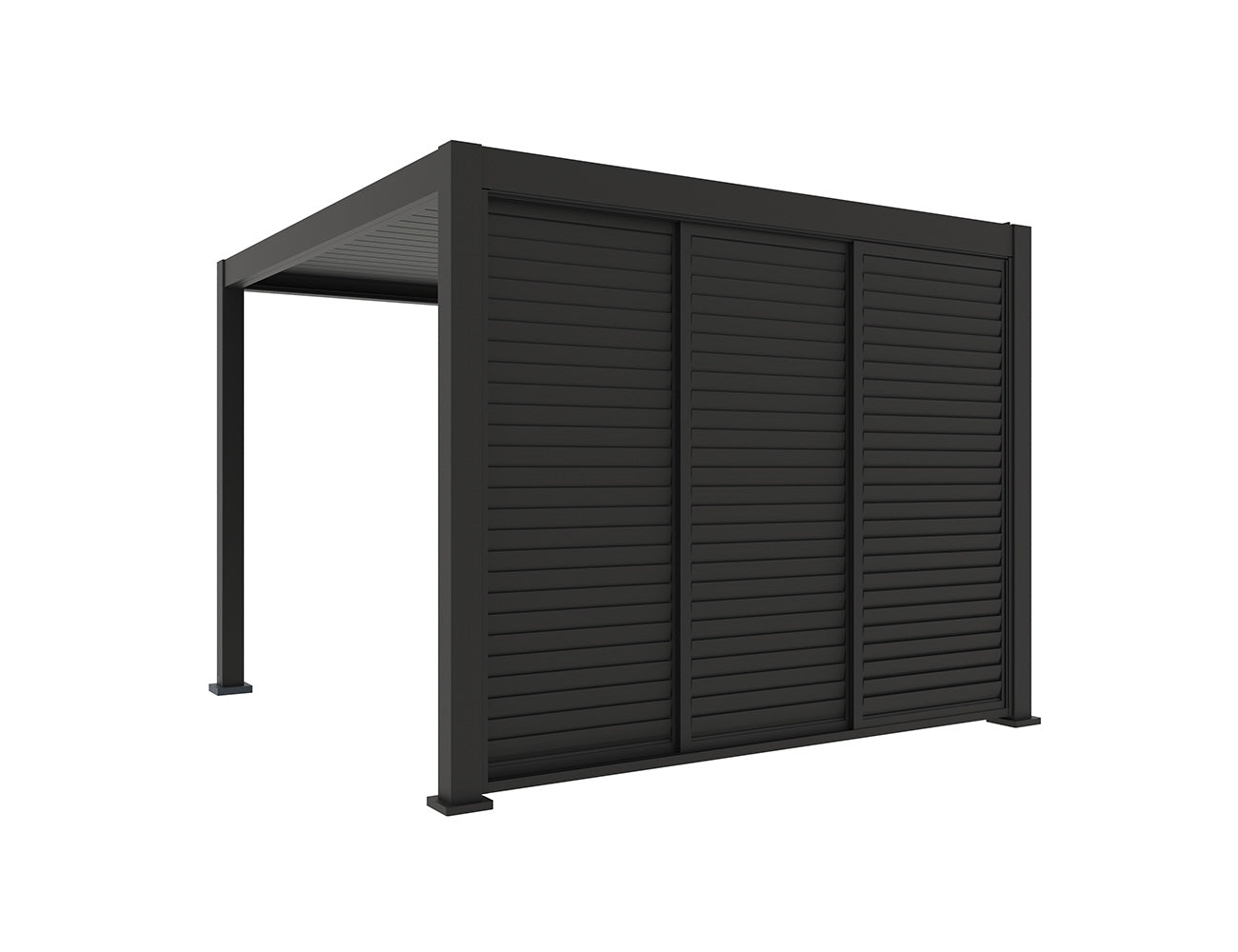 Baltic Freestanding Pergola Shutter Sliding Door