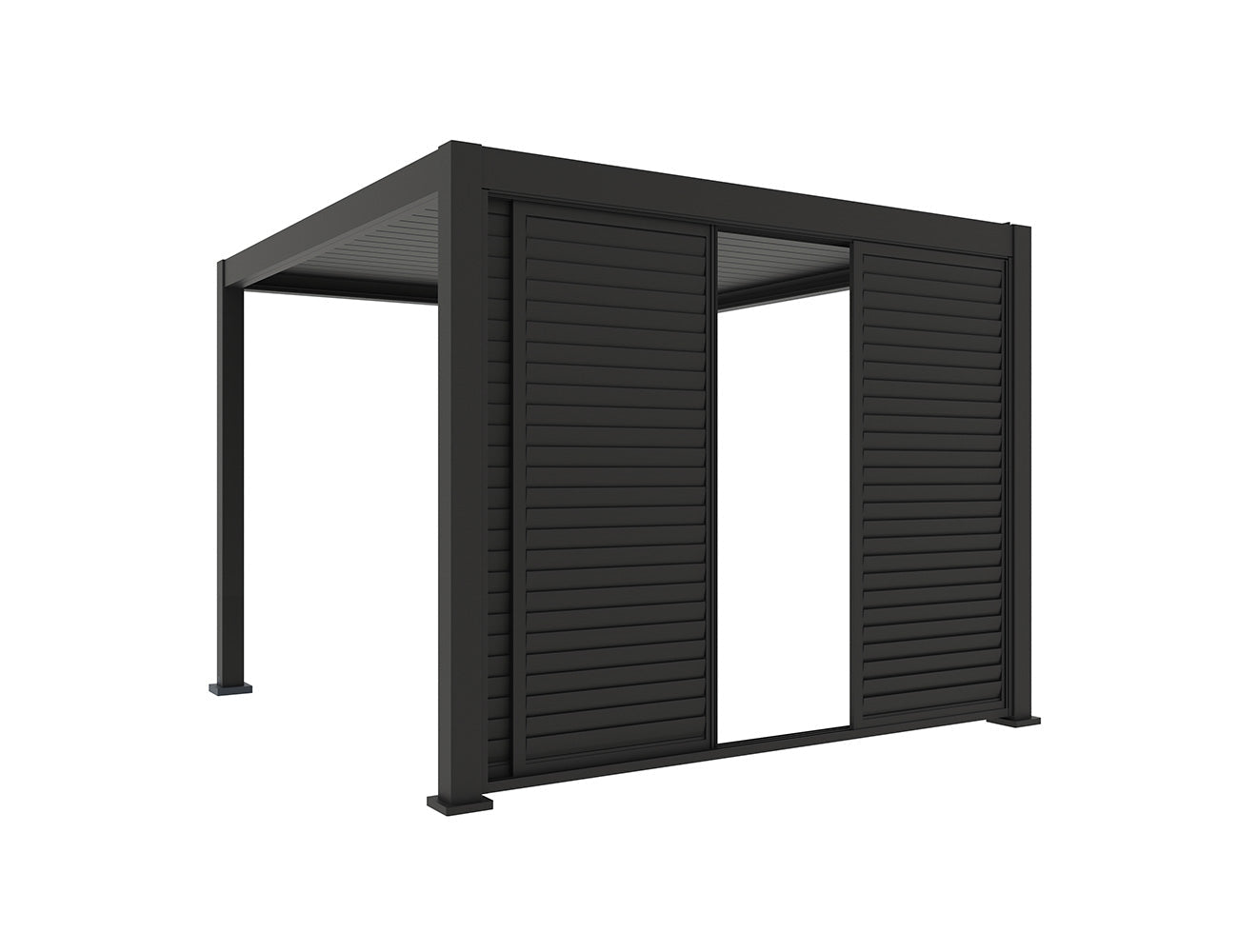 Baltic Freestanding Pergola Shutter Sliding Door