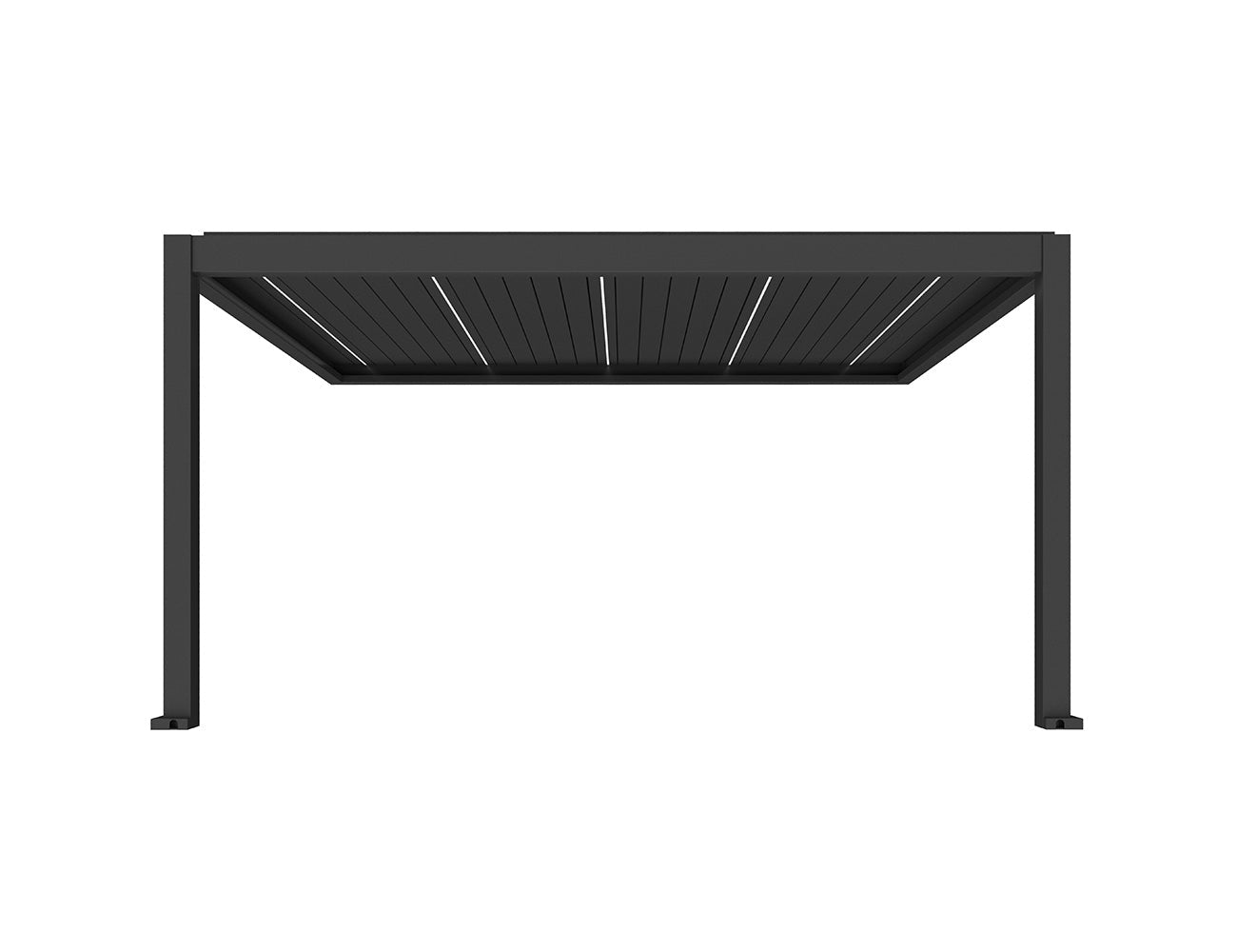 Tasman Motorised Wall Mounted Louvre Roof Aluminium Pergola