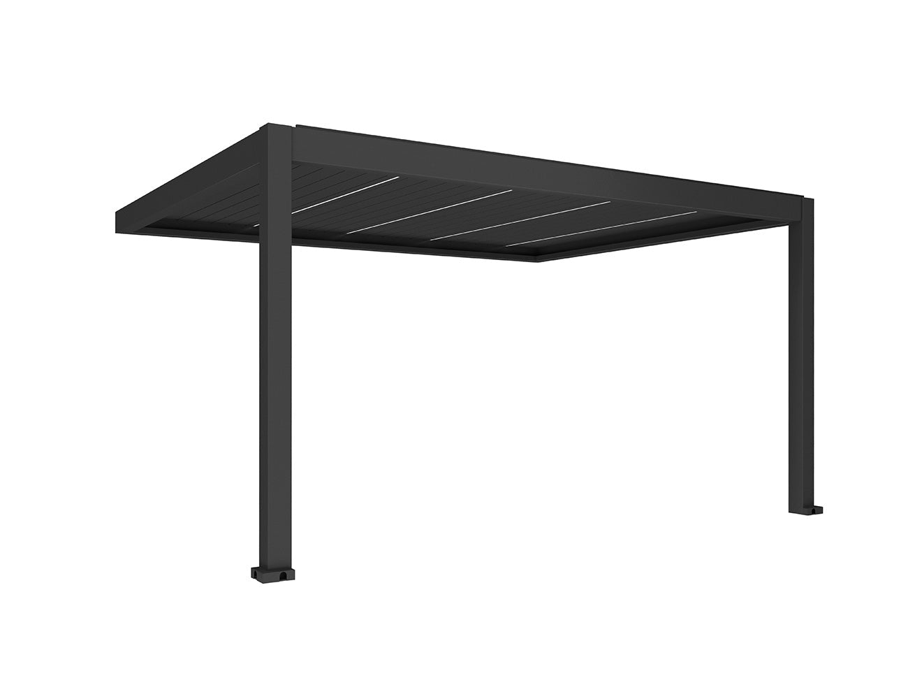 Tasman Motorised Wall Mounted Louvre Roof Aluminium Pergola