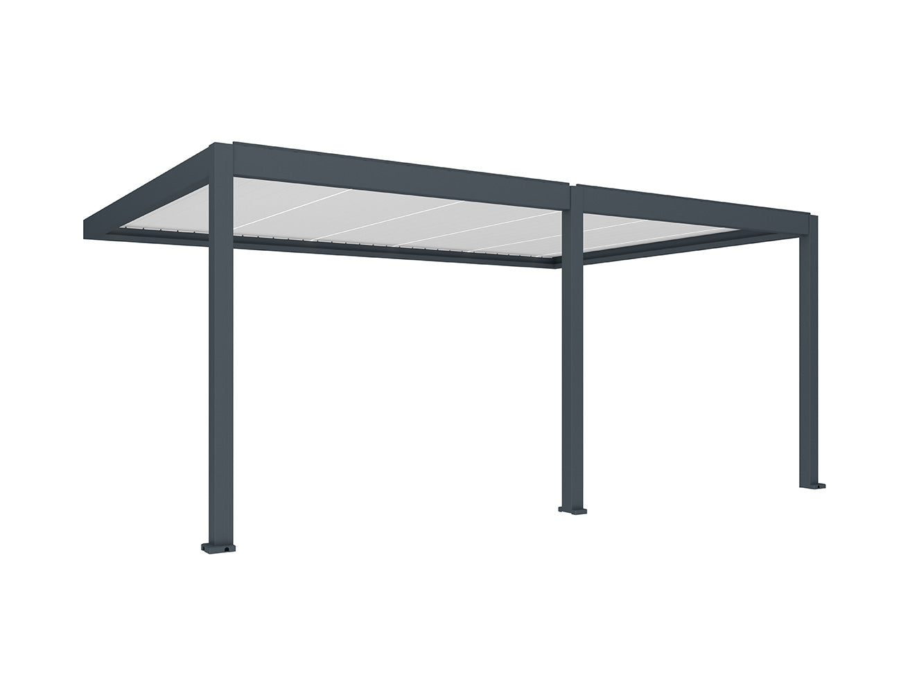 Caribbean Motorised Wall Mounted Louvre Roof Aluminium Pergola