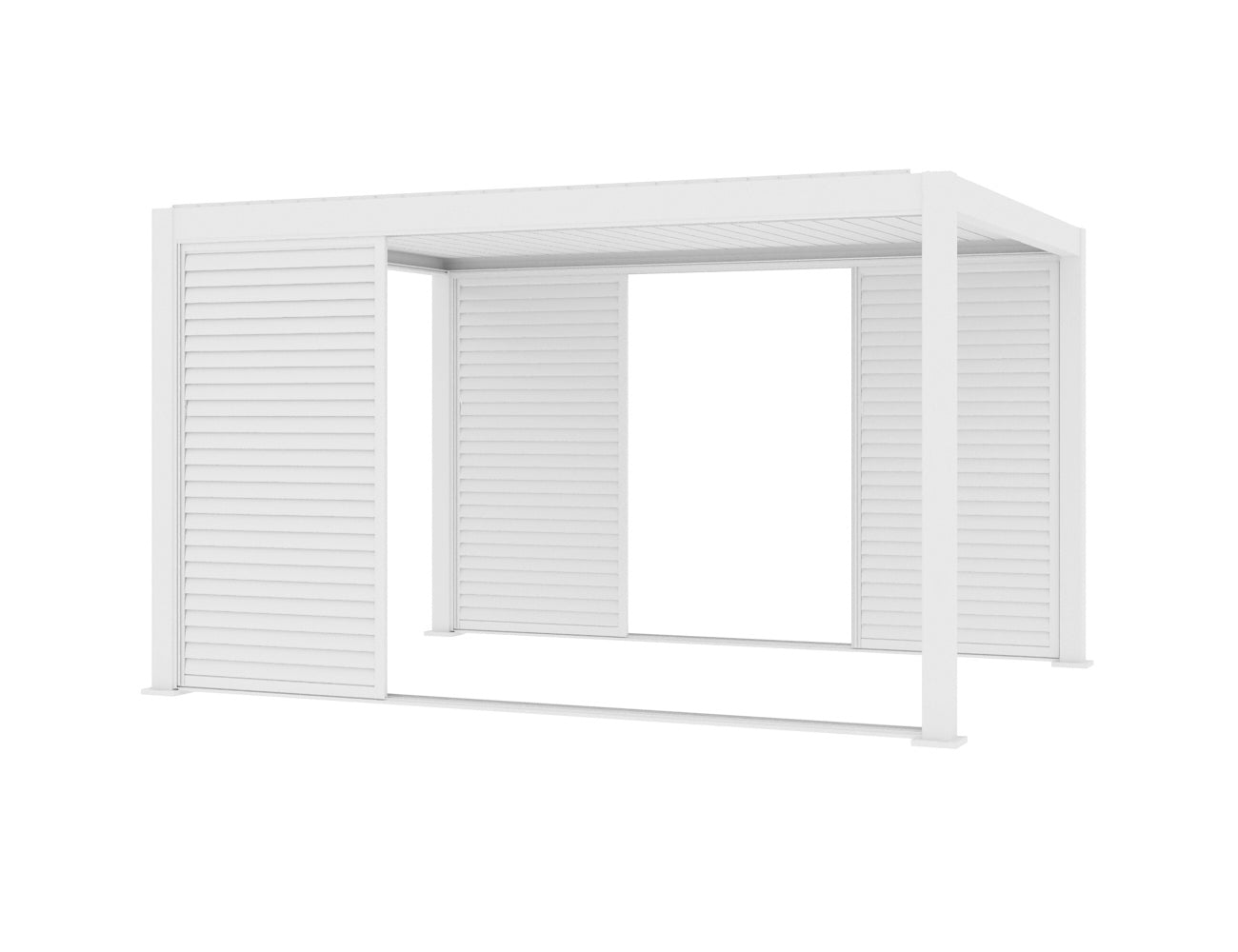 Baltic Freestanding Pergola Shutter Sliding Door