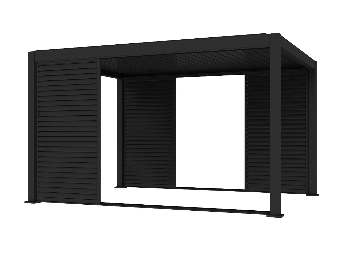 Baltic Freestanding Pergola Shutter Sliding Door