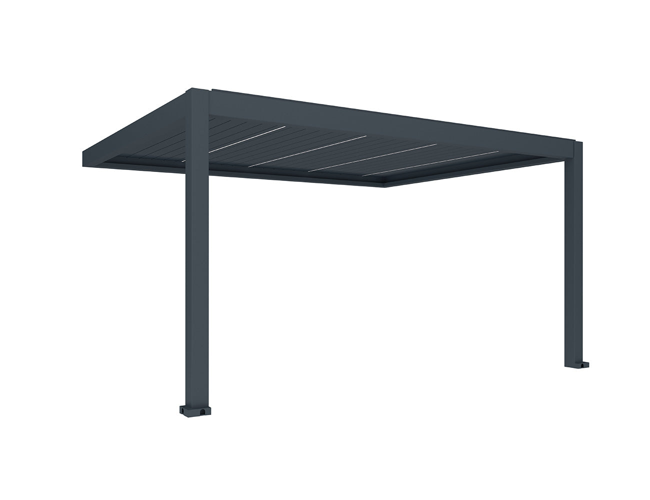 Tasman Motorised Wall Mounted Louvre Roof Aluminium Pergola