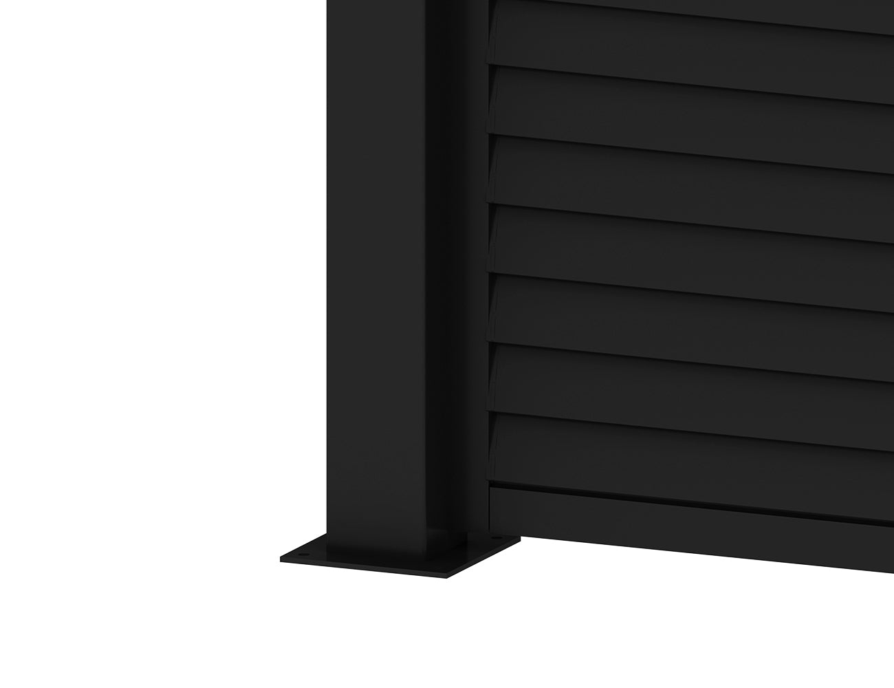 Baltic Freestanding Pergola Shutter Wall