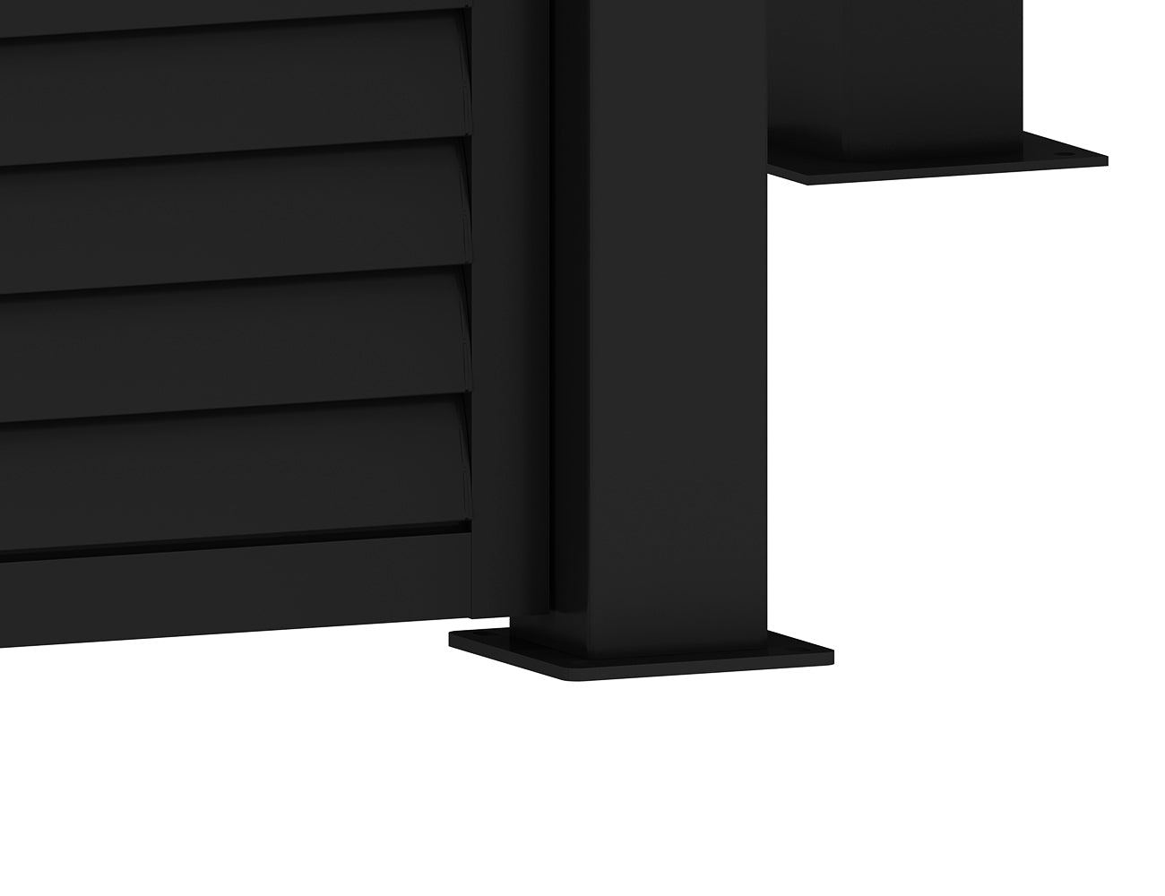 Baltic Freestanding Pergola Shutter Wall