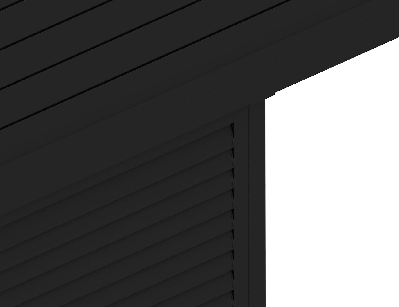 Baltic Freestanding Pergola Shutter Wall