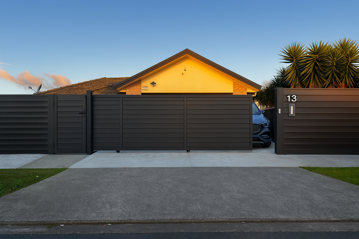 Aluminium Driveway Gates Auckland | GC Living