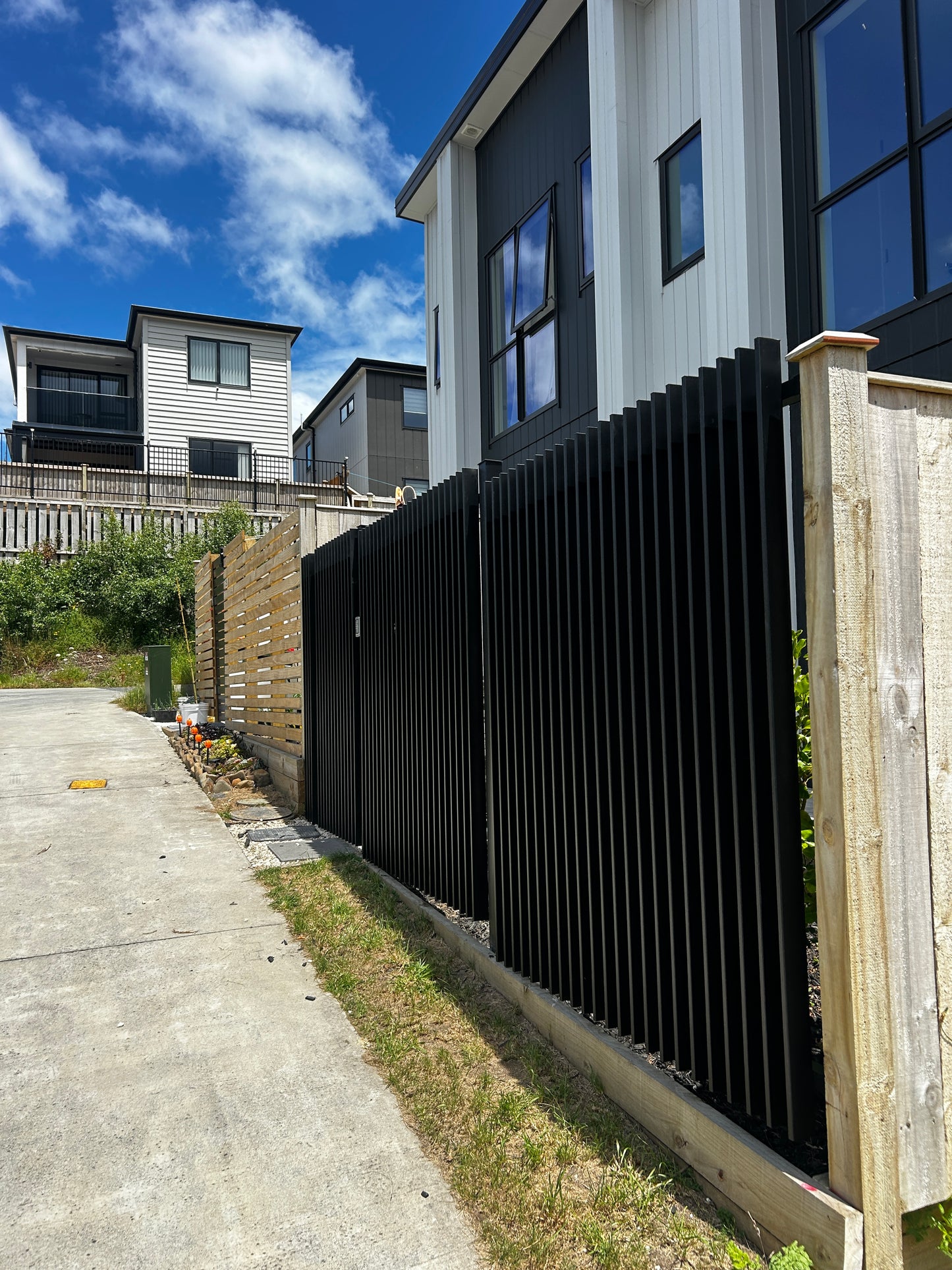 Aluminium Blade Fence Panel