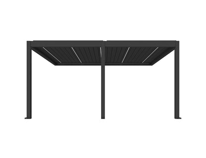 Caribbean Motorised Wall Mounted Louvre Roof Aluminium Pergola