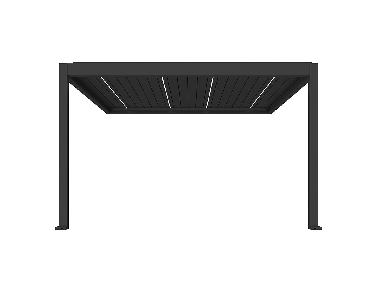 Caribbean Motorised Wall Mounted Louvre Roof Aluminium Pergola