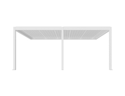 Caribbean Motorised Wall Mounted Louvre Roof Aluminium Pergola