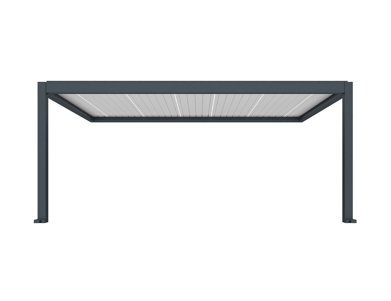 Tasman Motorised Wall Mounted Louvre Roof Aluminium Pergola