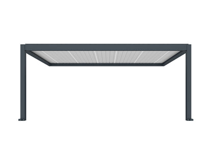 Tasman Motorised Wall Mounted Louvre Roof Aluminium Pergola