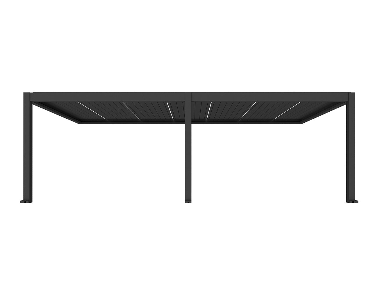 Tasman Motorised Wall Mounted Louvre Roof Aluminium Pergola