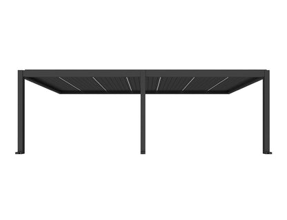 Tasman Motorised Wall Mounted Louvre Roof Aluminium Pergola