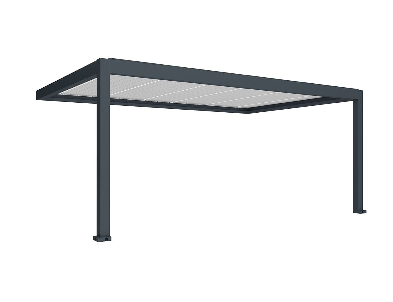 Tasman Motorised Wall Mounted Louvre Roof Aluminium Pergola