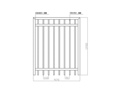 Aluminium Pool Gate