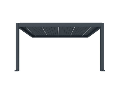 Tasman Motorised Wall Mounted Louvre Roof Aluminium Pergola