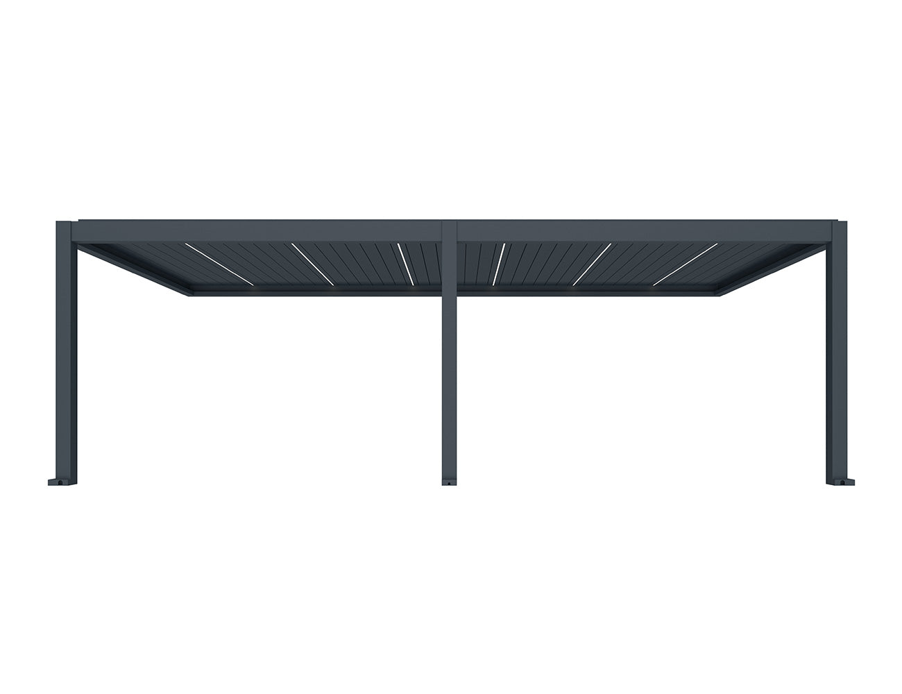 Tasman Motorised Wall Mounted Louvre Roof Aluminium Pergola