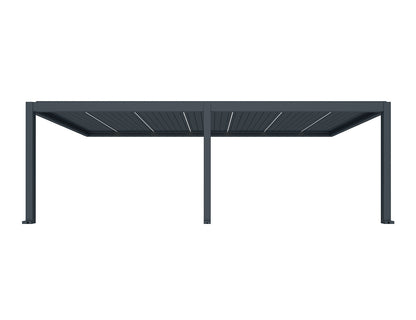 Tasman Motorised Wall Mounted Louvre Roof Aluminium Pergola