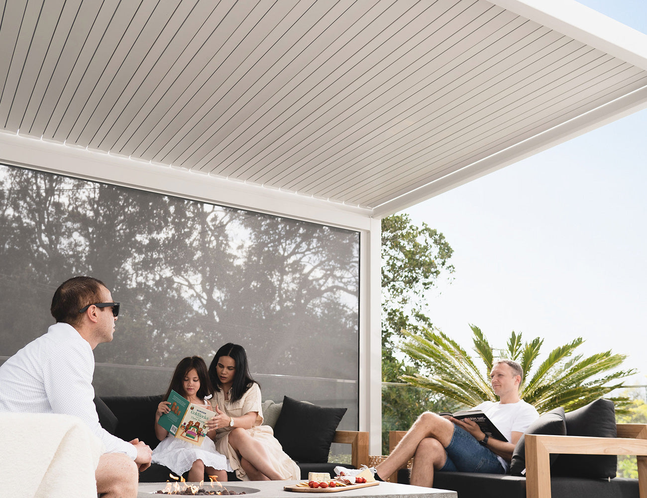 Baltic Manual Freestanding Louvre Roof Aluminium Pergola