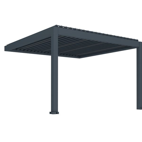 Tasman Motorised Wall Mounted Louvre Roof Aluminium Pergola
